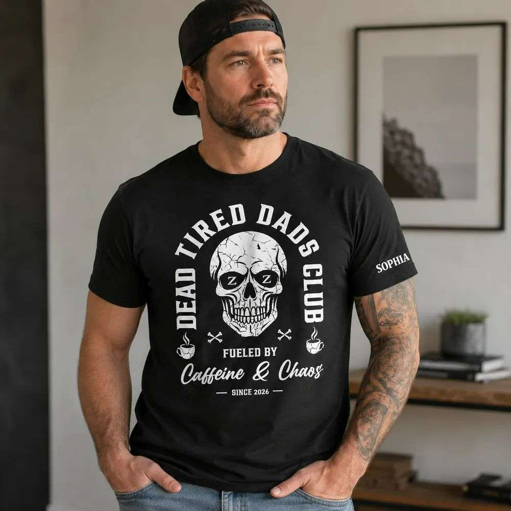 Names On Sleeves Dad Personalized Shirt Names On Sleeves Dad Personalized Shirt